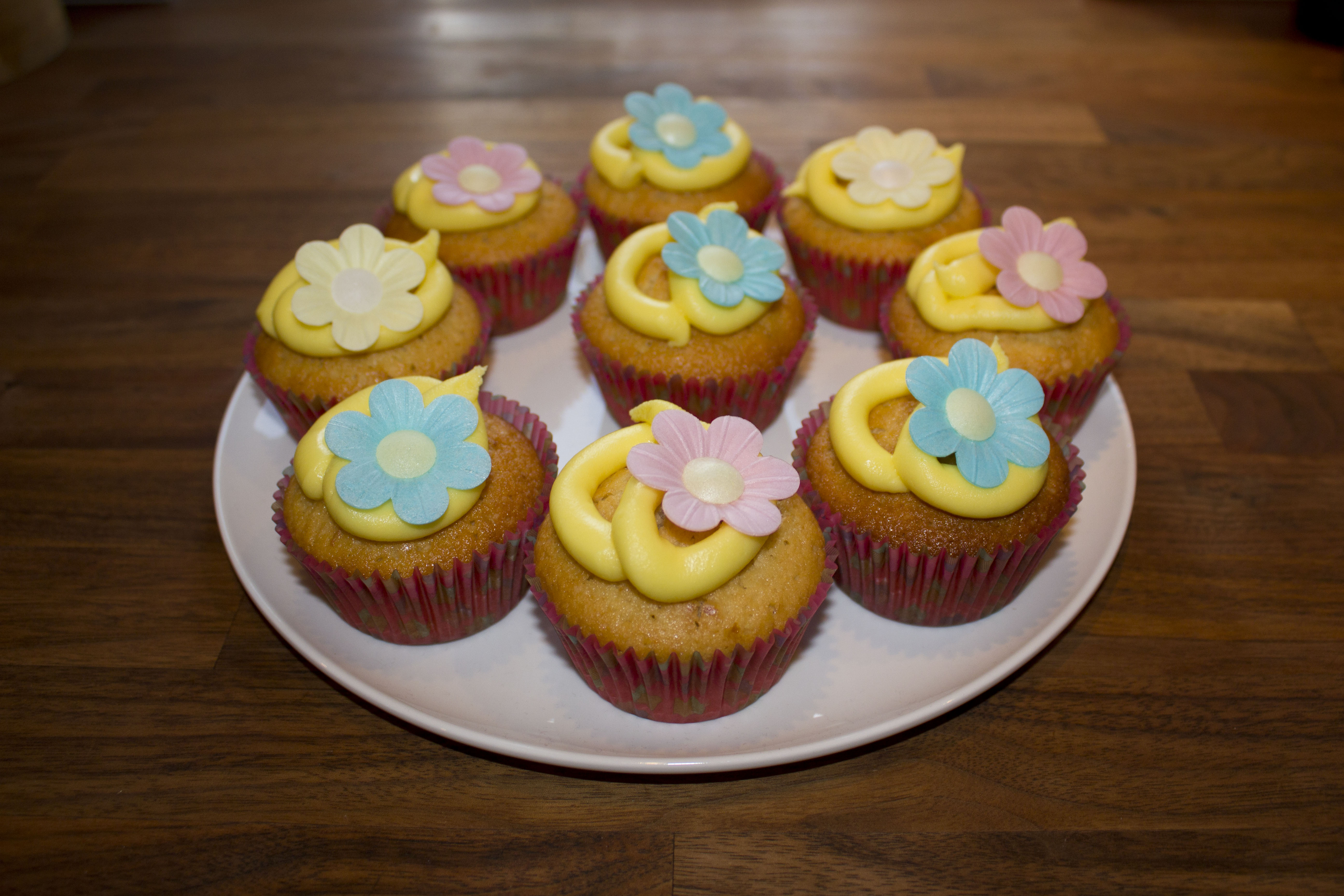 Citron muffins med glasur