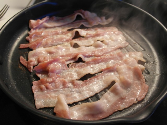 Bacon i skiver