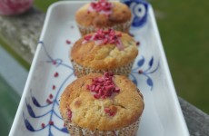 Mums hindbær muffins